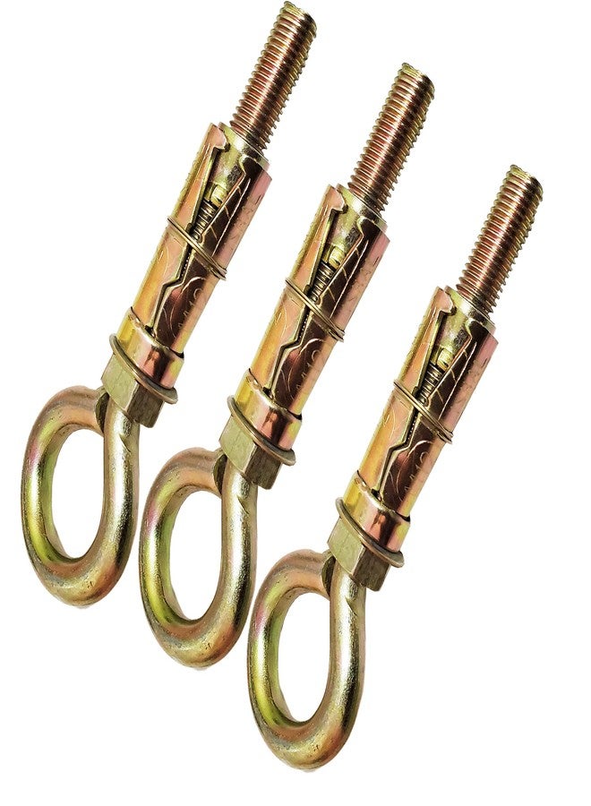 Pure Source India Brass Swing Anchor Fasteners Hook for Hanging Swing, 12 mm, Gold - Image 1